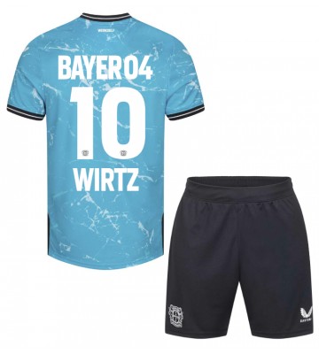 Bayer Leverkusen Florian Wirtz #10 Tredje Kläder Barn 2023-24 Kortärmad (+ Korta byxor)